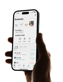 Exness 移動端應用展示交易投資組合